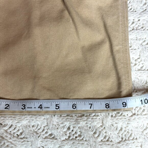 VTG Made In USA Carhartt Canvas Work Pants Men's 34x28 Grunge Distres Tan MINT - Picture 4 of 8